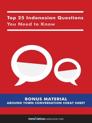 cover image of Top 25 Indonesian Questions You Need to Know